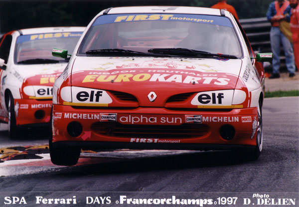 Megane Cup 1997, the busstop at Spa